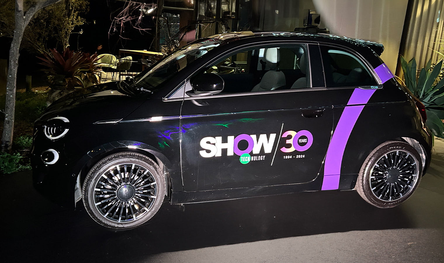 Mela-Creative-Showtech-Exhibition-Stand-Launch-Event-Signage-Banner-Design-30-year-anniversary-logo-car-decal-Single