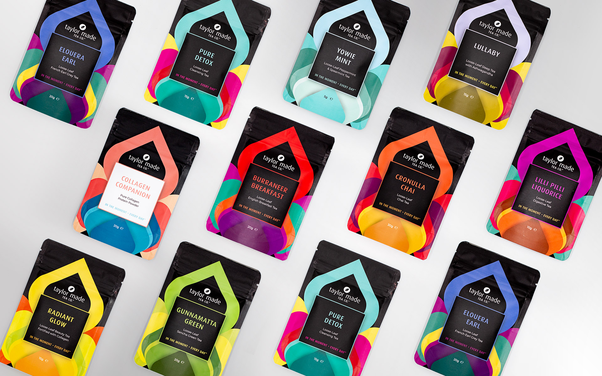 Refresh packaging with updated colours